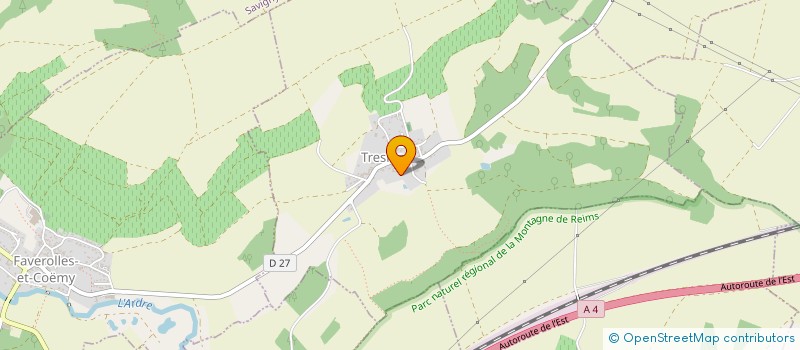 localisation de l'entreprise MADAME PAULINE ROGIER  TRESLON