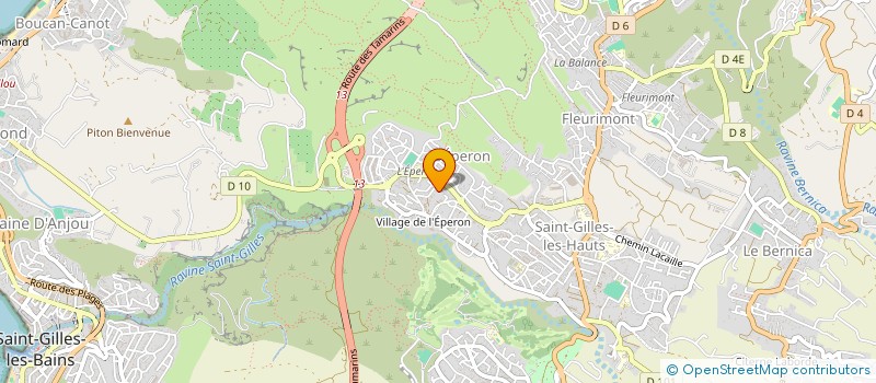 localisation de l'entreprise MADAME PAULINE ROLLAND  LE TAMPON