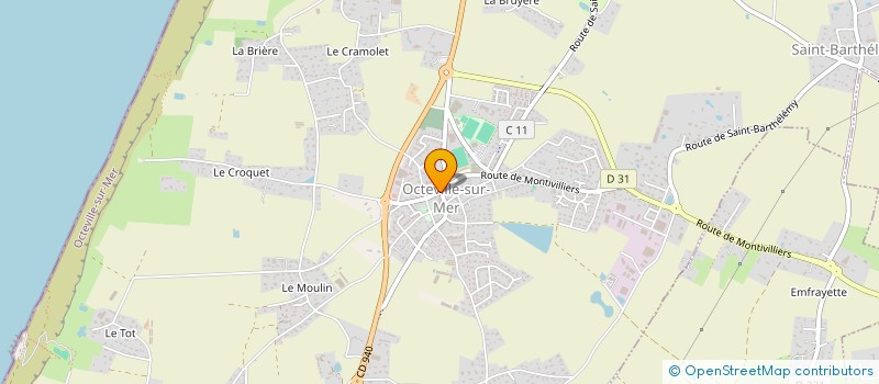localisation de l'entreprise MADAME PAULINE ROLLAND à OCTEVILLE-SUR-MER