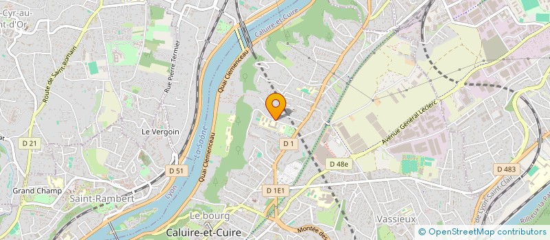 localisation de l'entreprise MADAME PAULINE ROME  CALUIRE-ET-CUIRE