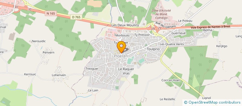 localisation de l'entreprise MADAME PAULINE RONDEAU à PLOEREN