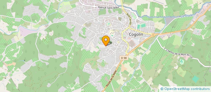 localisation de l'entreprise MADAME PAULINE ROSSO à COGOLIN