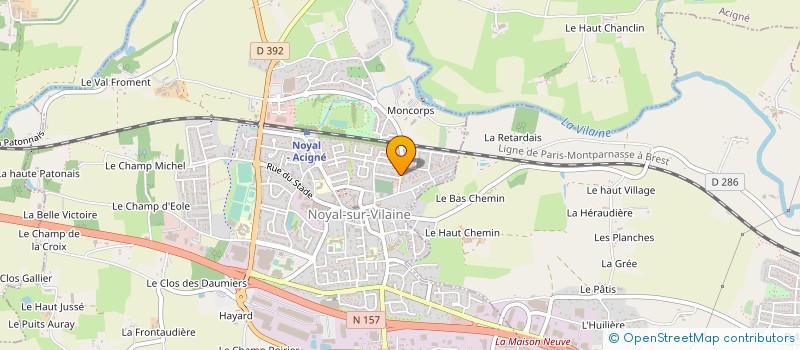 localisation de l'entreprise MADAME PAULINE ROUINSARD à NOYAL-SUR-VILAINE