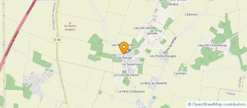 localisation de l'entreprise MADAME PAULINE ROUSSEAU  GIROLLES