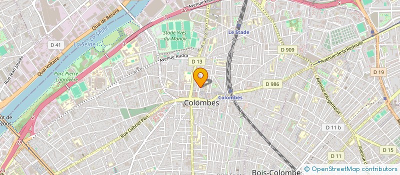 localisation de l'entreprise MADAME PAULINE ROUSSELET à COLOMBES