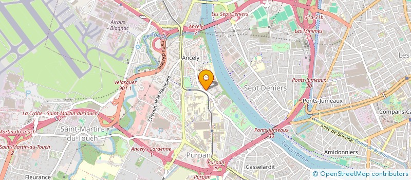 localisation de l'entreprise MADAME PAULINE ROUX DE REILHAC  TOULOUSE