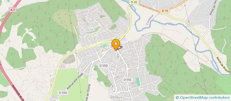 localisation de l'entreprise MADAME PAULINE ROY  ROGNAC