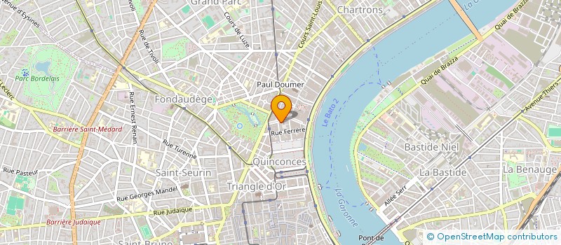 localisation de l'entreprise MADAME PAULINE ROY  BORDEAUX