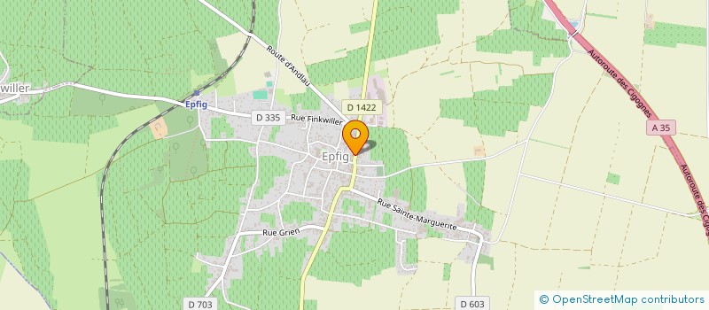 localisation de l'entreprise MADAME PAULINE ROY  EPFIG