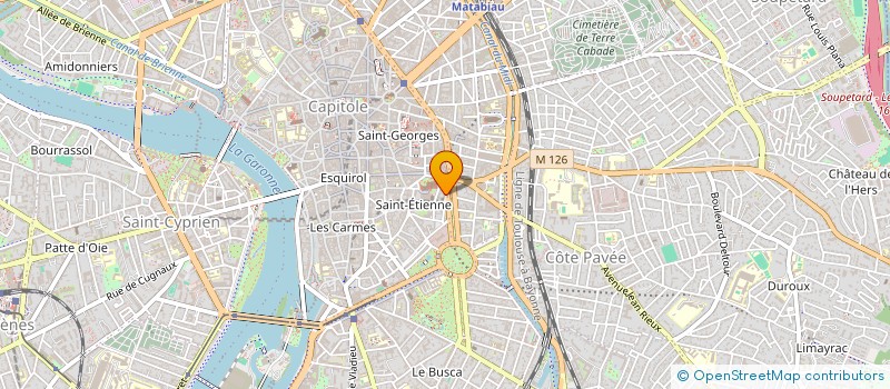 localisation de l'entreprise MADAME PAULINE RUMEAU  TOULOUSE