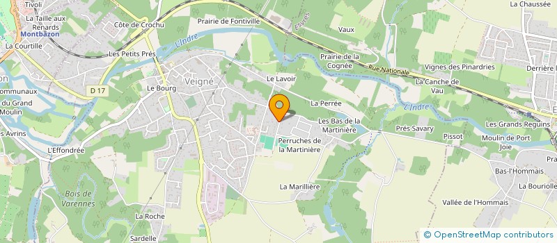 localisation de l'entreprise MADAME PAULINE SABAU  TOURS