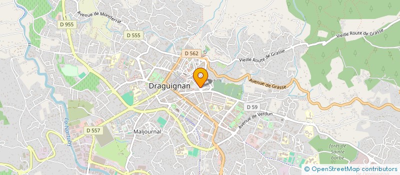 localisation de l'entreprise MADAME PAULINE SABY  DRAGUIGNAN