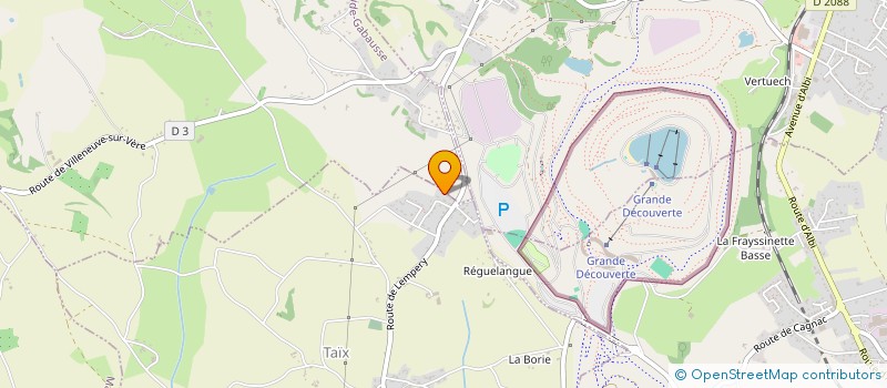 localisation de l'entreprise MADAME PAULINE SAGGIORO  TAIX