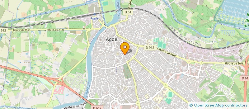 localisation de l'entreprise MADAME PAULINE SAGNES à AGDE