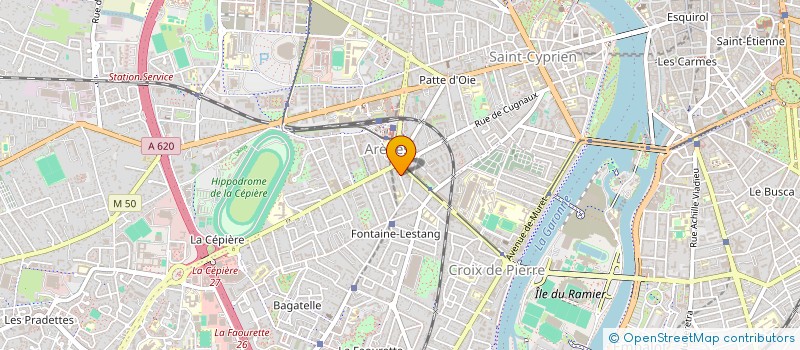 localisation de l'entreprise MADAME PAULINE SAGRISTA  TOULOUSE