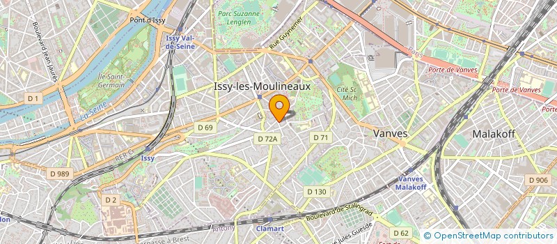 localisation de l'entreprise MADAME PAULINE SAINT-MARTIN à ISSY-LES-MOULINEAUX