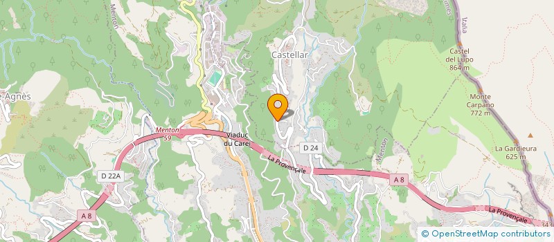 localisation de l'entreprise MADAME PAULINE SALA  CASTELLAR