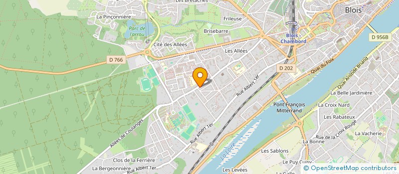 localisation de l'entreprise MADAME PAULINE SALCEDO  BLOIS