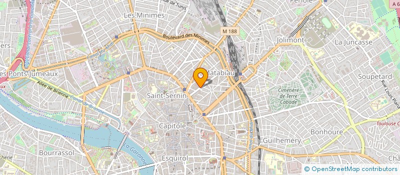 localisation de l'entreprise MADAME PAULINE SALLELES  TOULOUSE