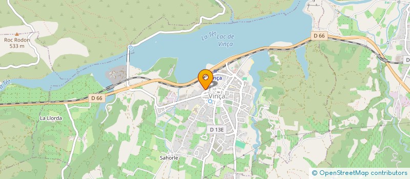 localisation de l'entreprise MADAME PAULINE SALVET  VINCA