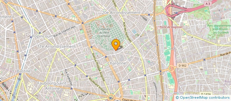 localisation de l'entreprise MADAME PAULINE SAMPEUR à PARIS