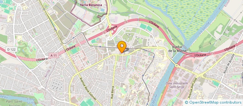 localisation de l'entreprise MADAME PAULINE SAN à ANGERS