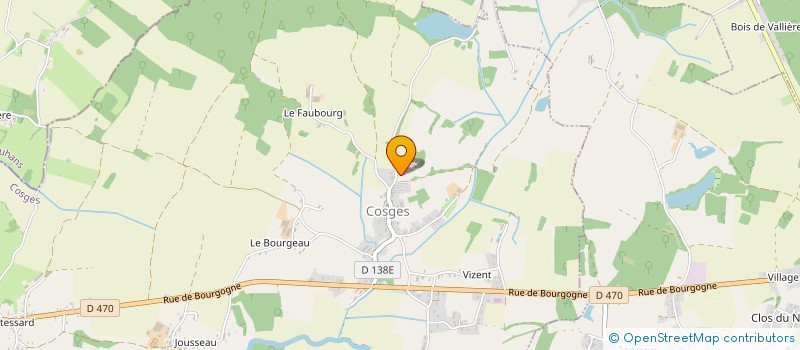 localisation de l'entreprise MADAME PAULINE SANCHEZ à COSGES