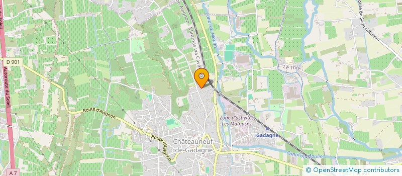localisation de l'entreprise MADAME PAULINE SANDRINE SANZ à CHATEAUNEUF-DE-GADAGNE