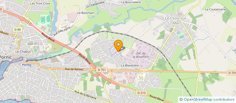 localisation de l'entreprise MADAME PAULINE SANNIEZ  PORNIC