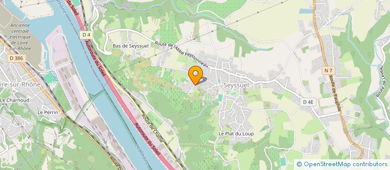 localisation de l'entreprise MADAME PAULINE SANTA  SEYSSUEL