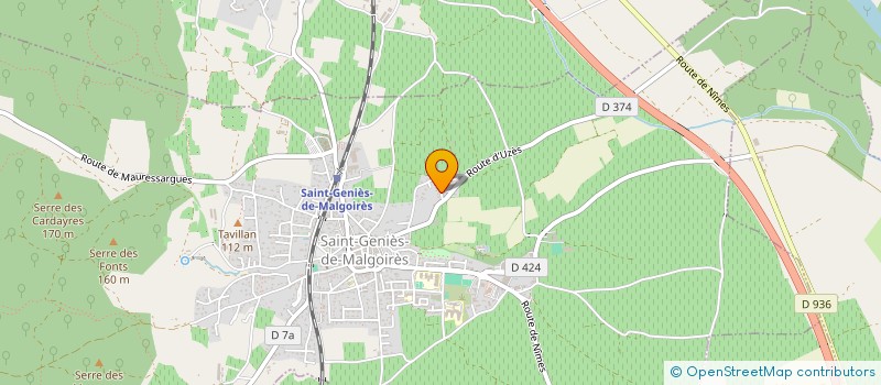 localisation de l'entreprise MADAME PAULINE SANTAMARIA  SAINT-GENIES-DE-MALGOIRES