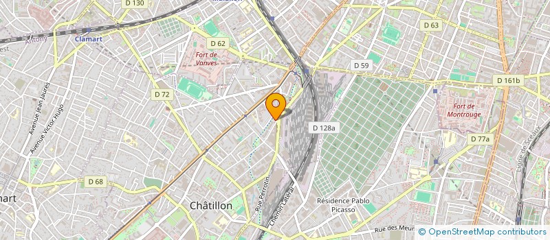 localisation de l'entreprise MADAME PAULINE SARLANDE  CHATILLON