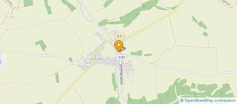 localisation de l'entreprise MADAME PAULINE SAUNIER  CHESLEY