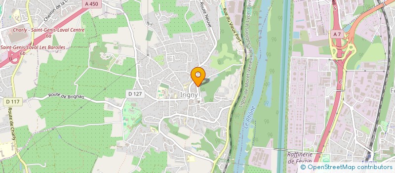 localisation de l'entreprise MADAME PAULINE SAUTRON  IRIGNY