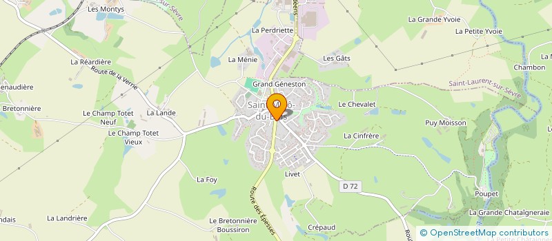 localisation de l'entreprise MADAME PAULINE SAUVETRE  SAINT-MALO-DU-BOIS