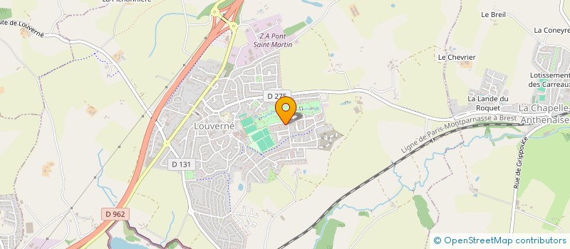 localisation de l'entreprise MADAME PAULINE SAVARIS  LOUVERNE