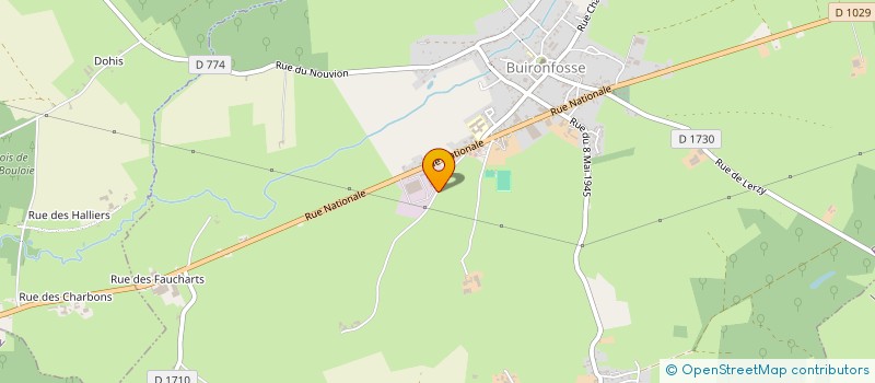 localisation de l'entreprise MADAME PAULINE SAVARY  BUIRONFOSSE