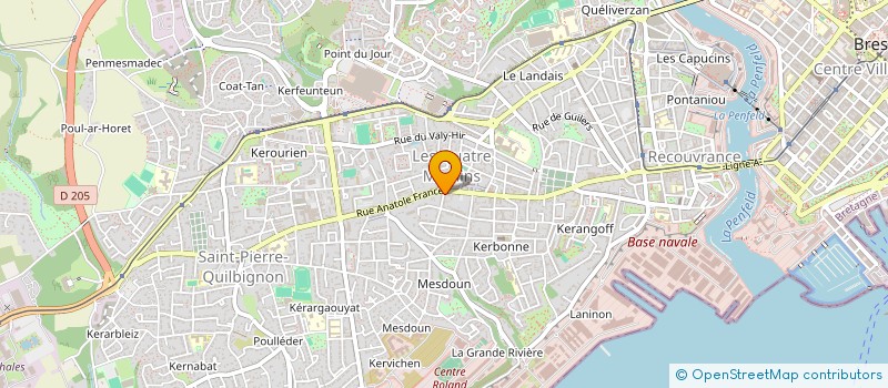 localisation de l'entreprise MADAME PAULINE SAVINA à BREST