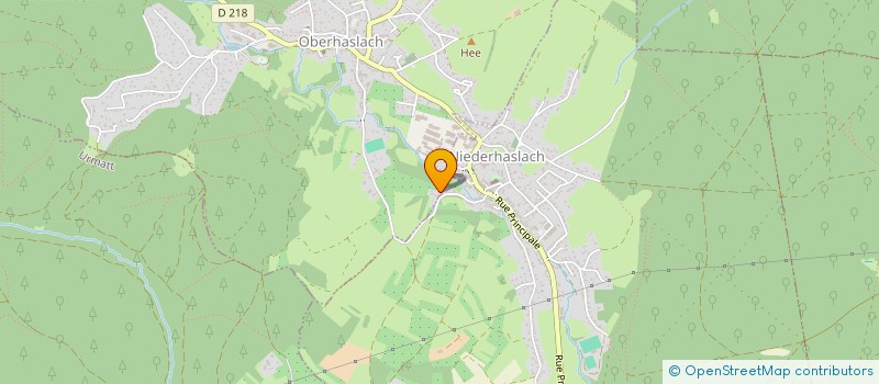 localisation de l'entreprise MADAME PAULINE SCHAEFFER  OBERHASLACH