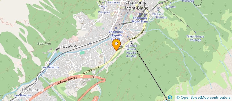 localisation de l'entreprise MADAME PAULINE SCHAEFFER  CHAMONIX-MONT-BLANC