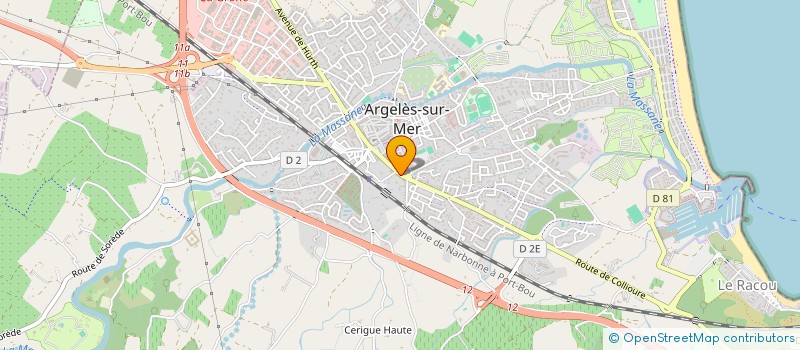 localisation de l'entreprise MADAME PAULINE SCHARFF à ARGELES-SUR-MER
