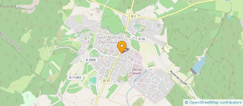 localisation de l'entreprise MADAME PAULINE SCHOENIG à SAINT-MATHIEU-DE-TREVIERS
