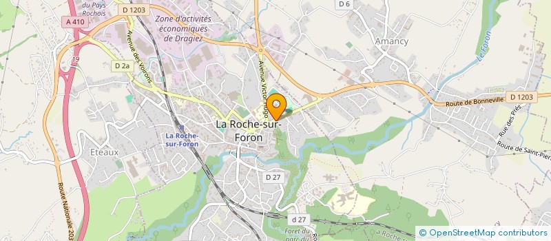 localisation de l'entreprise MADAME PAULINE SCHWARTZ  LA ROCHE-SUR-FORON