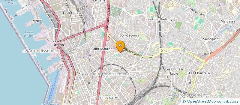 localisation de l'entreprise MADAME PAULINE SECHET à MARSEILLE