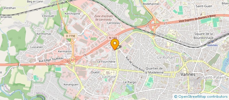 localisation de l'entreprise MADAME PAULINE SEGARD à VANNES