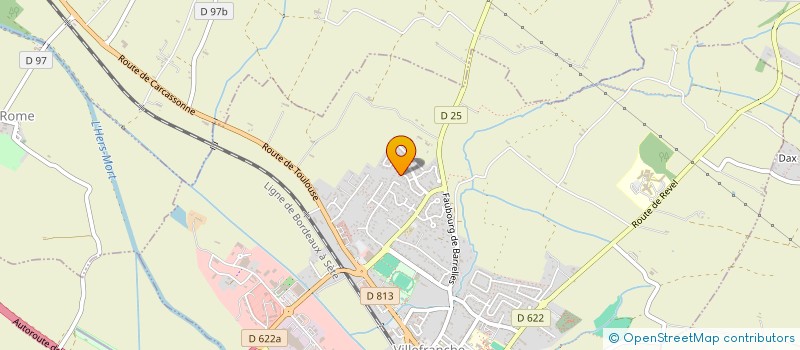 localisation de l'entreprise MADAME PAULINE SELLENET  VILLEFRANCHE-DE-LAURAGAIS