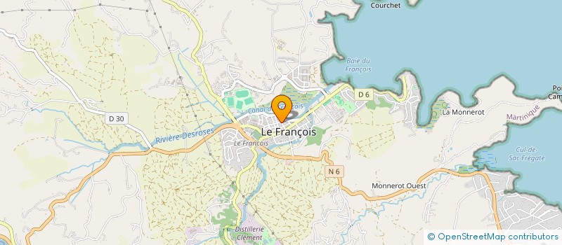 localisation de l'entreprise MADAME PAULINE SELVAIS à LE FRANCOIS