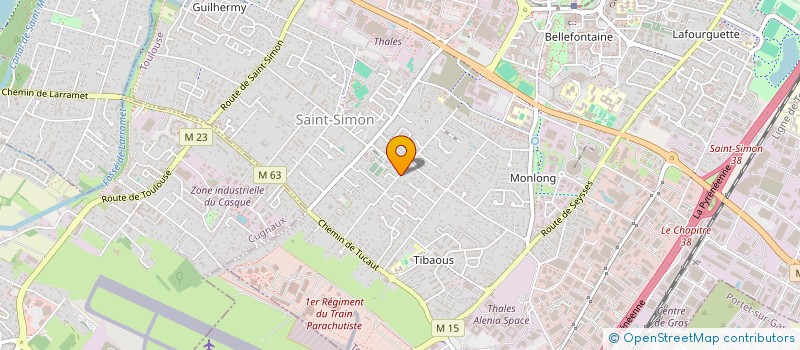 localisation de l'entreprise MADAME PAULINE SENEPART à TOULOUSE