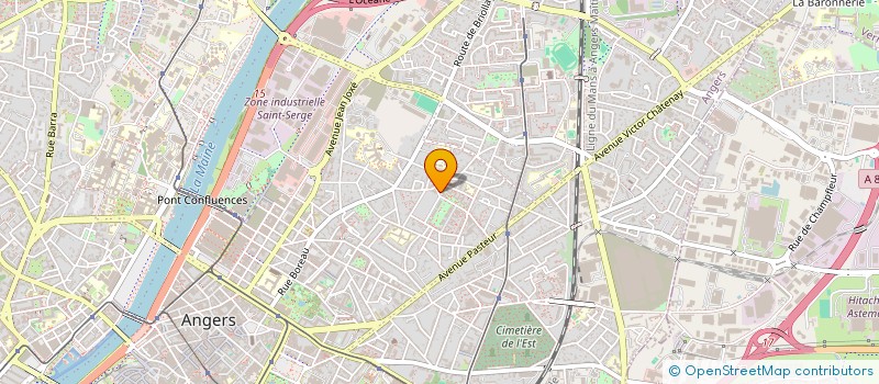 localisation de l'entreprise MADAME PAULINE SERGENT à ANGERS