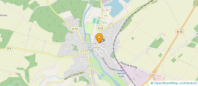 localisation de l'entreprise MADAME PAULINE SERREAU à CLOYES-LES-TROIS-RIVIERES